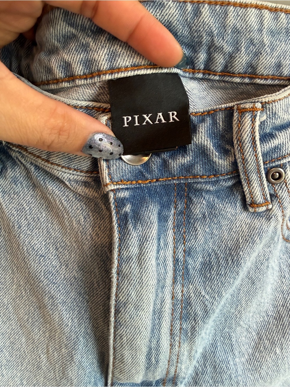 Disney Pixar Cars Lightning McQueen Denim Shorts - Picture 5 of 6